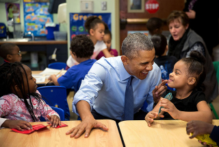 “What are you laughing at?” Jan. 22, 2015White House Photo by Pete Souza